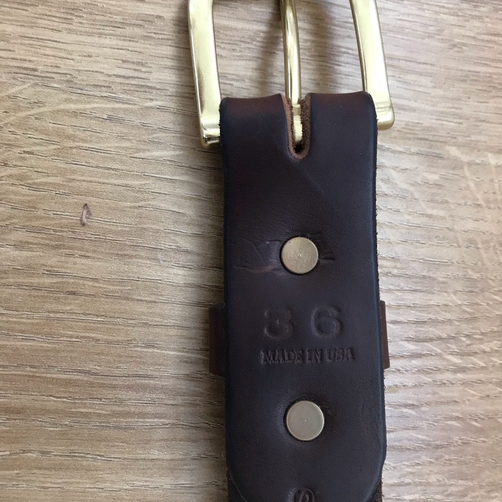 Tanner Leather Goods belt
